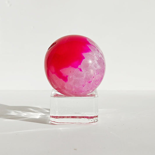 Esfera de Ágata Rosa - Sensaido