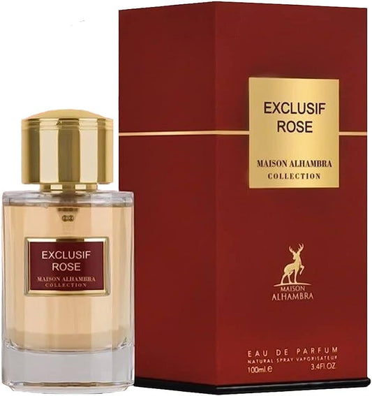 MAISON ALHAMBRA COLLECION EXCLUSIF ROSE EAU DE PARFUM 100ML VAPORIZADOR