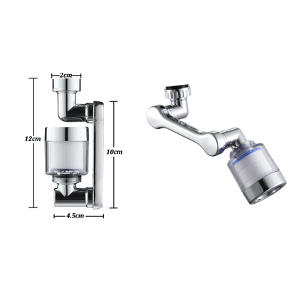 Extensor de grifo giratorio de 1080° con filtro de sedimentos para accesorios de grifos, marca innovagizmo.com