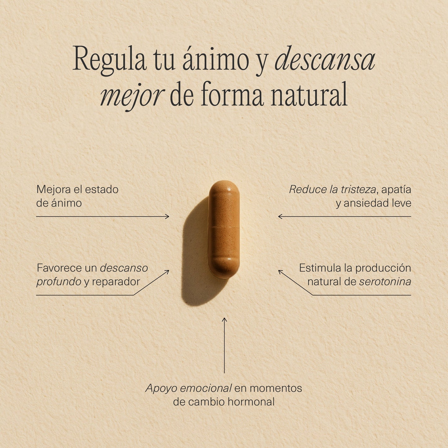 Cápsulas FemmeUp Bienestar de la marca Femmeup, imagen que muestra fichas técnicas del producto para el bienestar femenino.