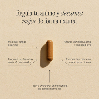 Cápsulas FemmeUp Bienestar de la marca Femmeup, imagen que muestra fichas técnicas del producto para el bienestar femenino.