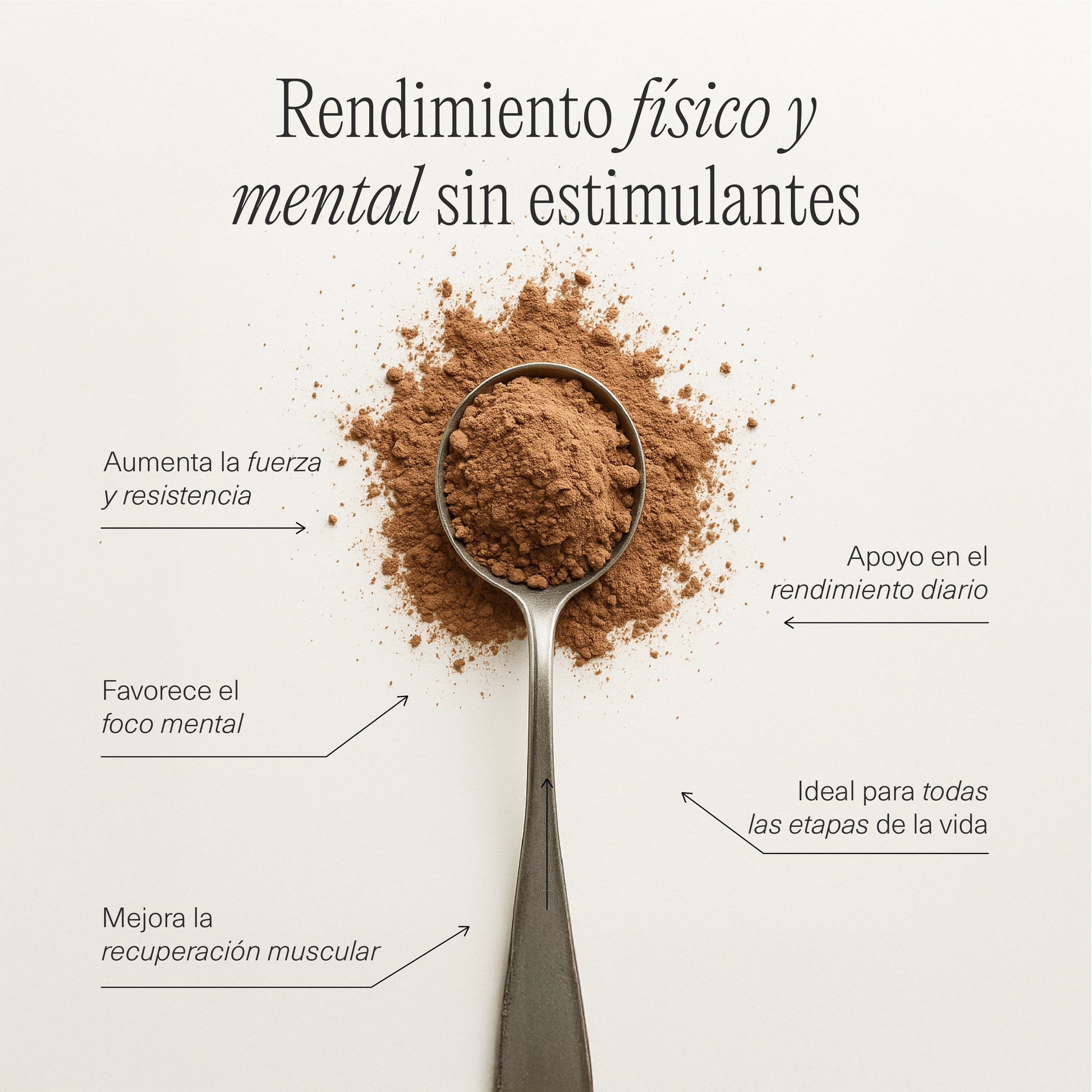 Ficha técnica de batido FemmeUp Creatina, con información detallada sobre ingredientes y beneficios.