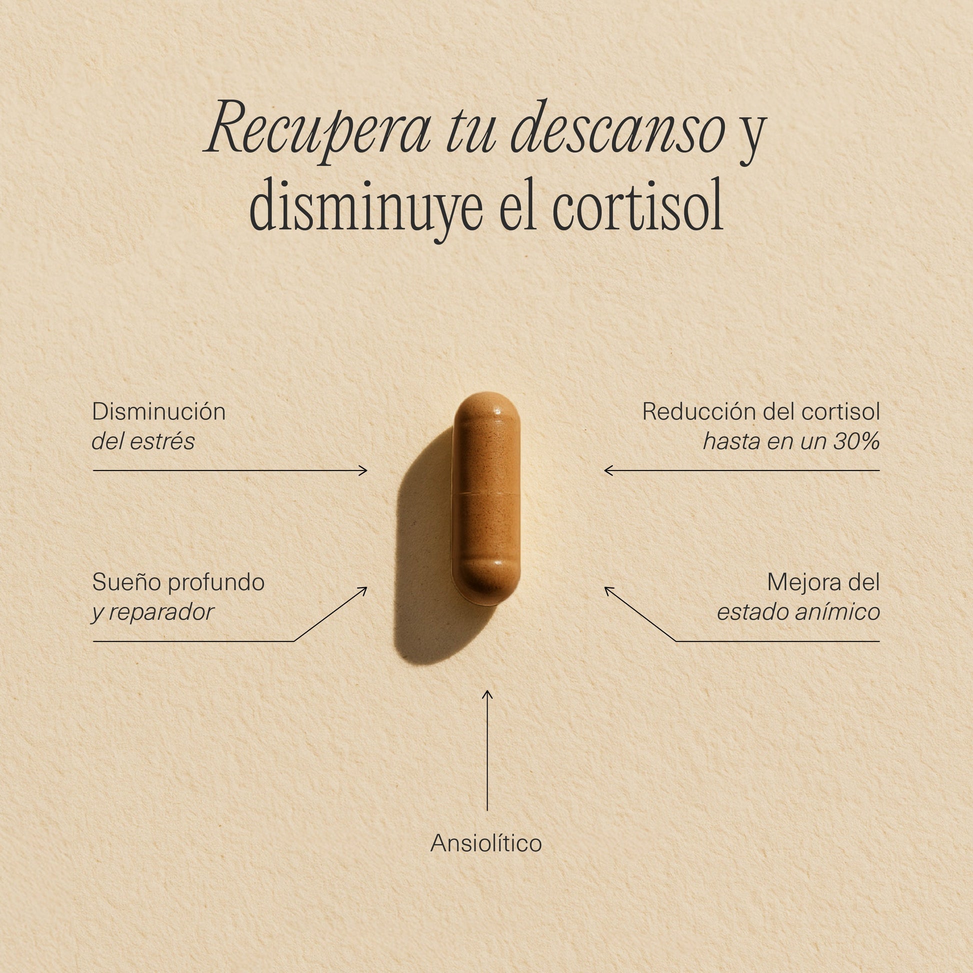 Cápsulas FemmeUp Zen en frasco, suplemento para el bienestar femenino, con ingredientes naturales, en envase blanco con etiqueta.