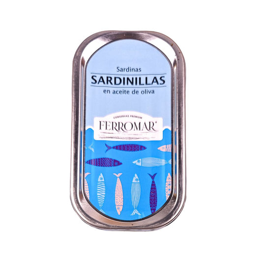 Sardinillas en aceite de oliva 12/16 pzas Conservas FerroMar - Sensaido