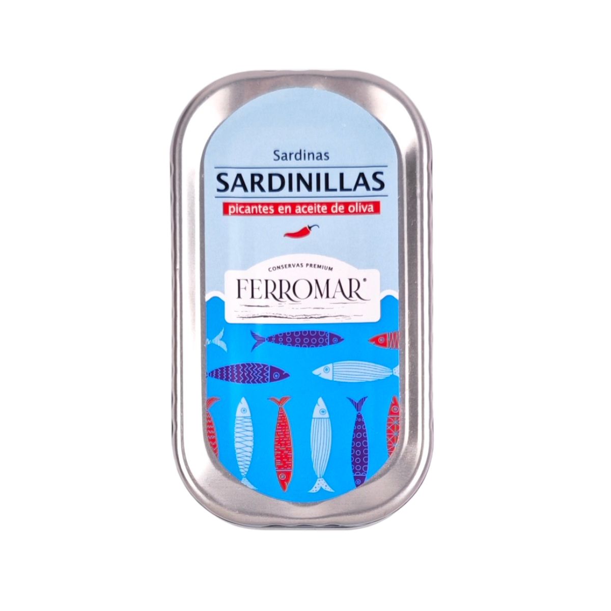 Sardinillas PICANTES en aceite de oliva Conservas FerroMar - Sensaido