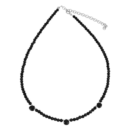 Gargantilla 'Elizabeth' de Espinela de la marca Mystical Tienda, con detalles elegantes y piedras de espinela negra.