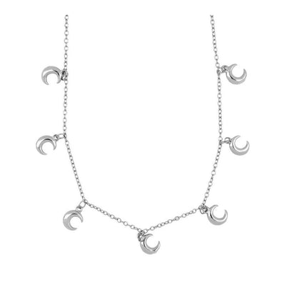 Gargantilla Idalia de Mystical Tienda con diseño elegante y detalles en plata, ideal para accesorios de moda y estilo sofisticado