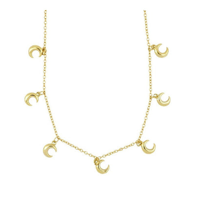 Gargantilla Idalia de la marca Mystical Tienda, con detalles elegantes en diseño delicado y acabado en plata.