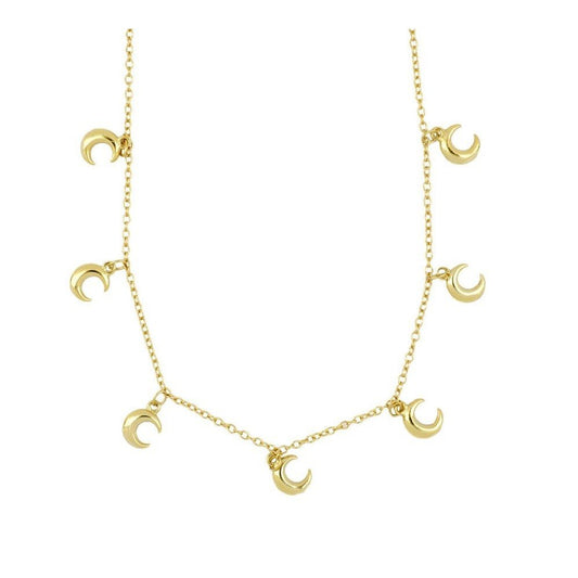 Gargantilla Idalia de la marca Mystical Tienda, con detalles elegantes en diseño delicado y acabado en plata.