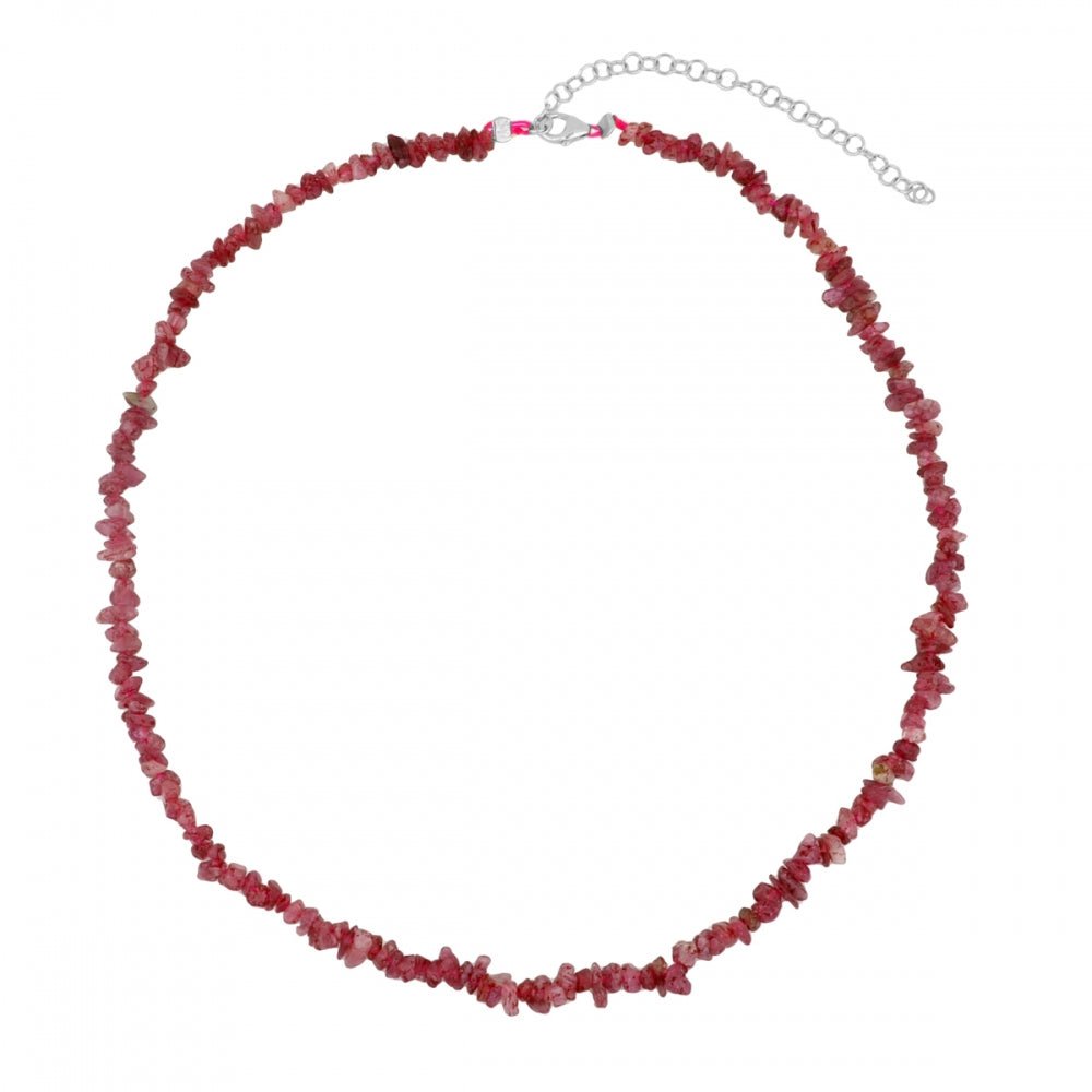 Gargantilla 'Penélope' de Turmalina Rosa - Sensaido