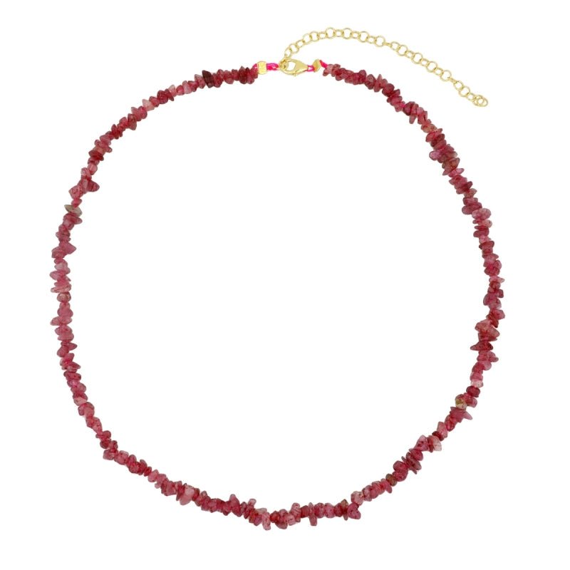 Gargantilla 'Penélope' de Turmalina Rosa - Sensaido