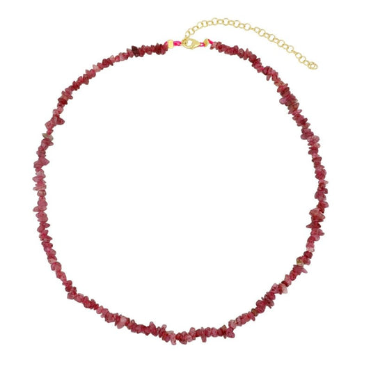 Gargantilla 'Penélope' de Turmalina Rosa - Sensaido