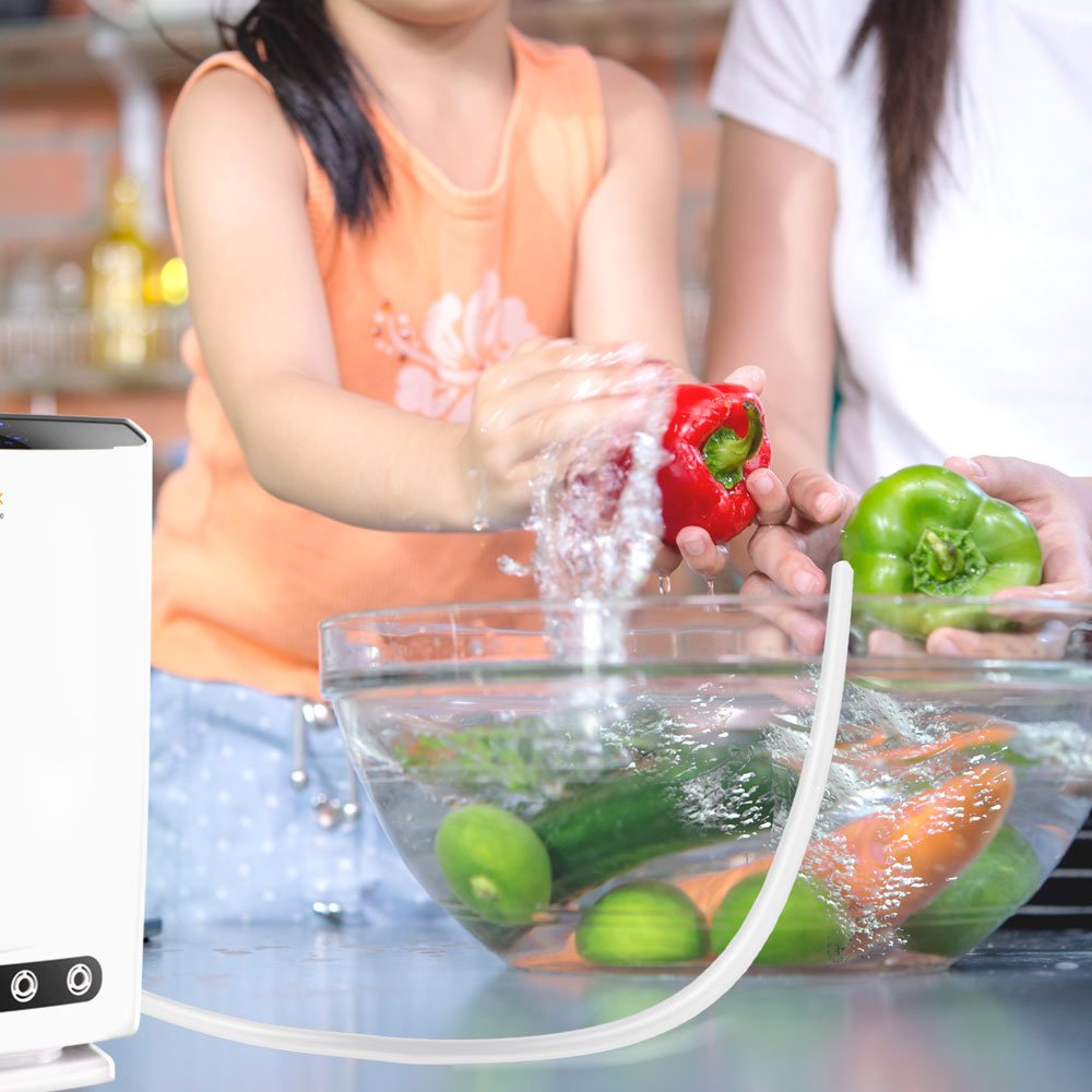 Generador de ozono para aire y agua con ionizador, purificador multifunción para hogar, desinfección y eliminación de olores.