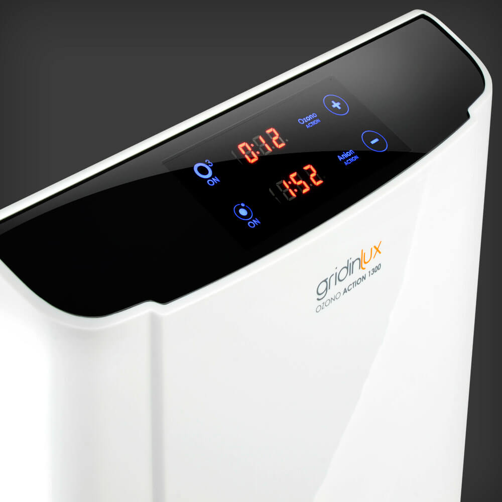 Generador de ozono para aire y agua con ionizador, purificador multifunción para hogar, marca Gridinlux, desinfecta y purifica ambientes y agua