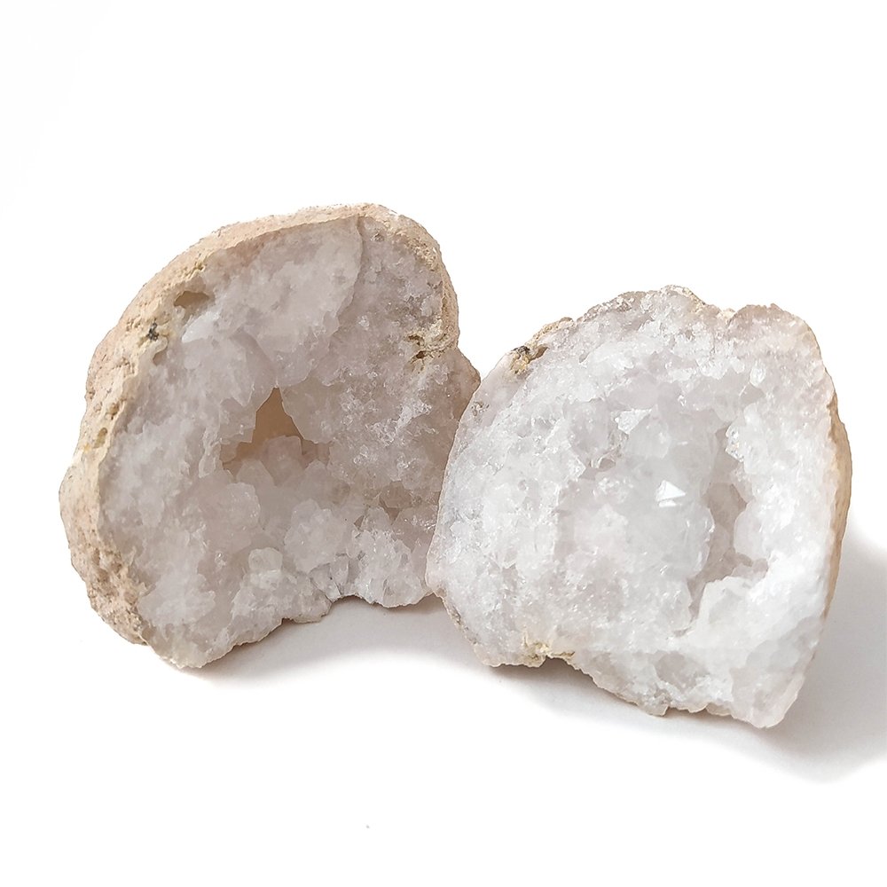 Geoda de Cuarzo Blanco Completa - Sensaido