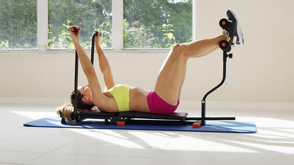 Máquina de abdominales GF FAST ABS de innovagizmo.com para entrenar el core en casa, plegable y fácil de usar.