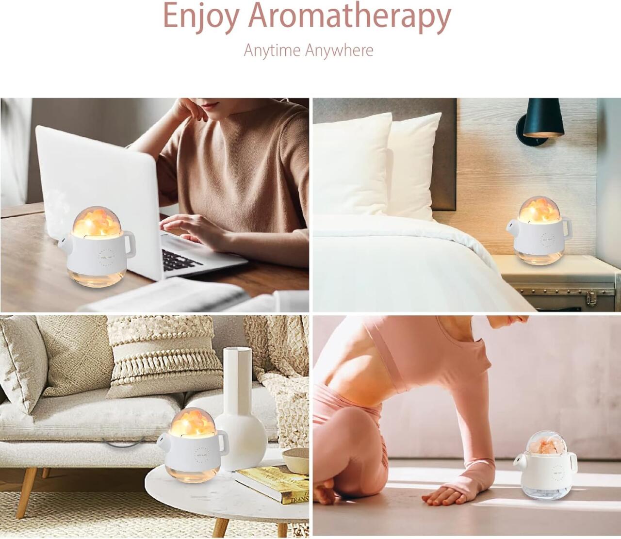 Humidificador Tetera Mágica de innovagizmo, con forma de tetera y vapor saliendo, ideal para mejorar la humedad en el ambiente.