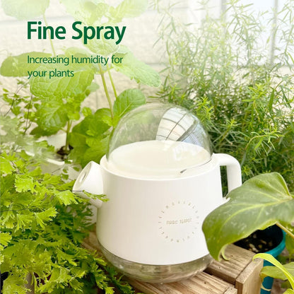 Humidificador tetera mágica de la marca innovagizmo, con diseño en forma de tetera y función de humidificación en la imagen.