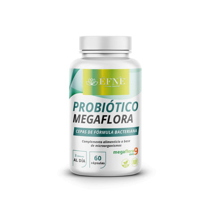 Probióticos EFNE Alta Potencia con 10 cepas clínicas en cápsulas, suplemento para la salud intestinal y digestiva.
