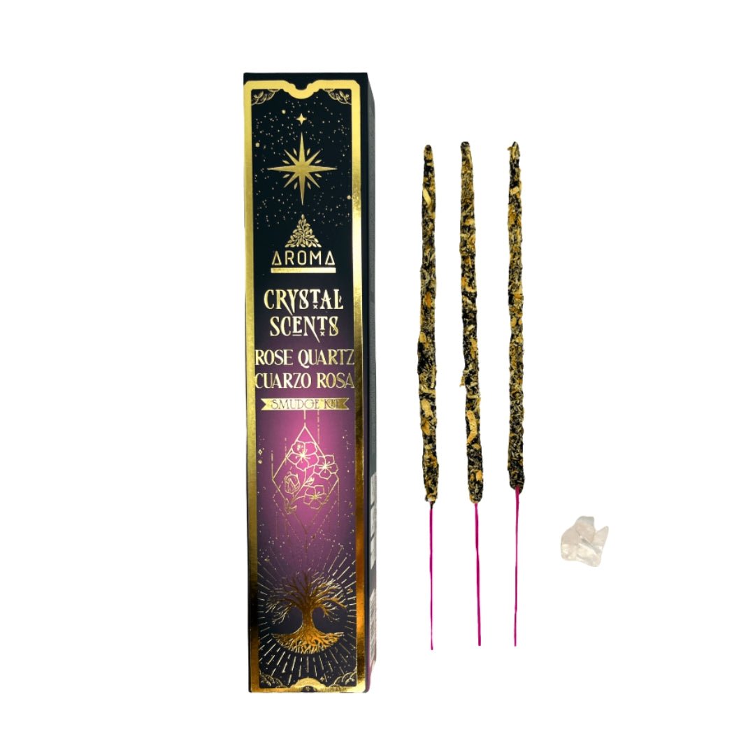 Incienso Cuarzo Rosa - Crystal Scents Aroma
