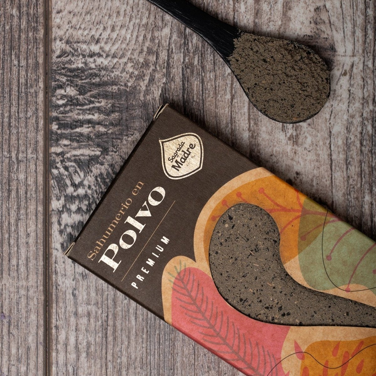 Incienso en Polvo Benjui & Estoraque - Sagrada Madre