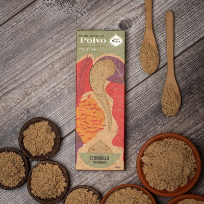 Incienso en Polvo Citronela & Naranja - Sagrada Madre