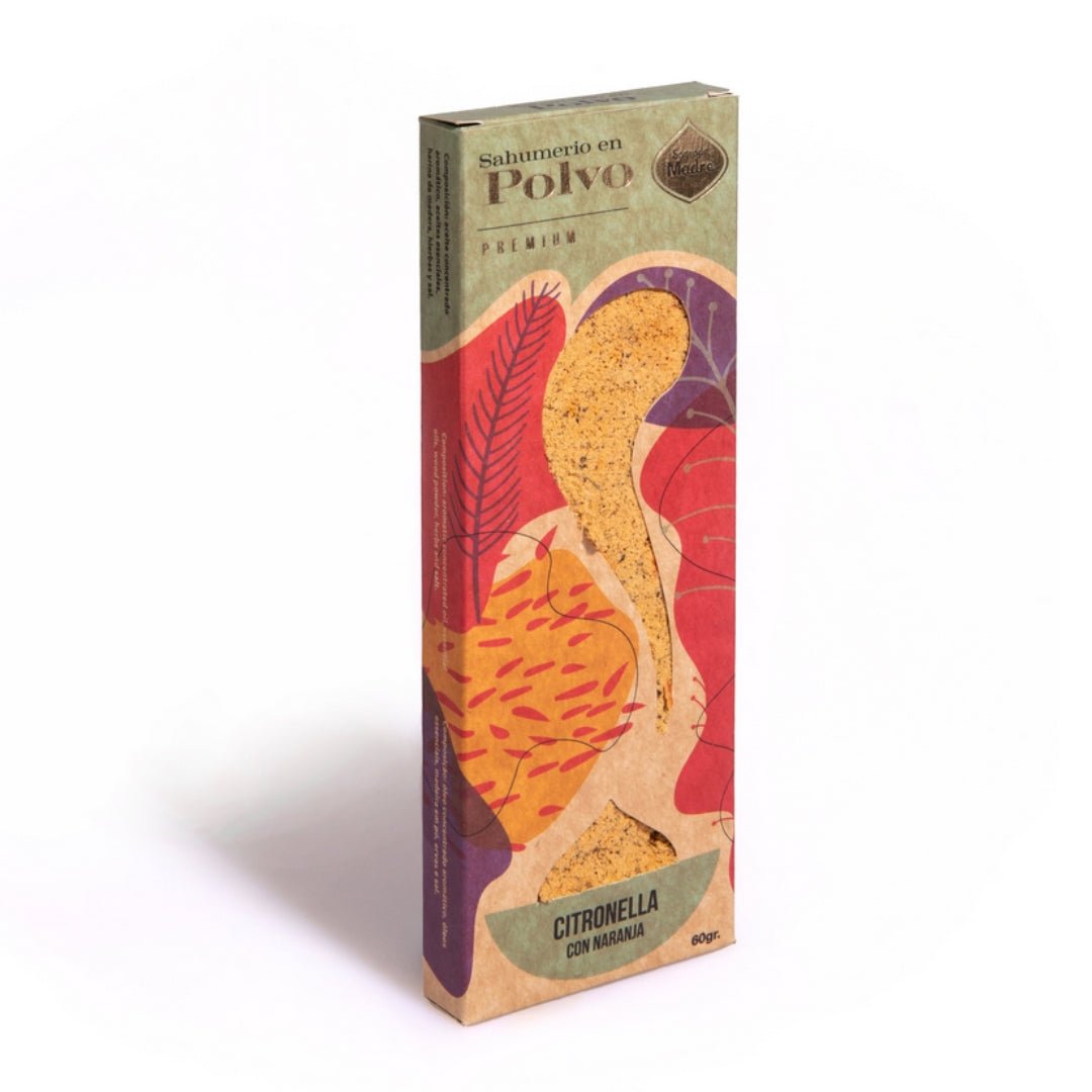 Incienso en Polvo Citronela & Naranja - Sagrada Madre