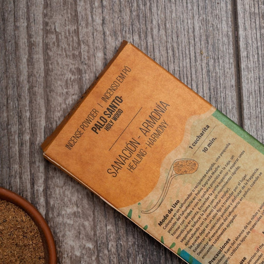 Incienso en Polvo Palo Santo - Sagrada Madre