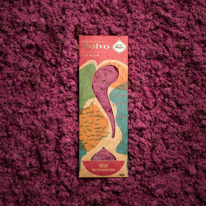 Incienso en Polvo Rosa con Pétalos - Sagrada Madre