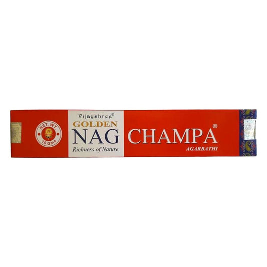 Incienso Golden Nag Champa Vijayshree 15 gr