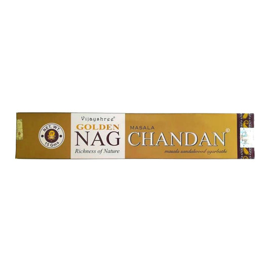 Incienso Golden Nag Chandan Vijayshree 15 gr