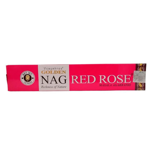 Incienso Golden Nag Red Rose 15 gr - Sensaido