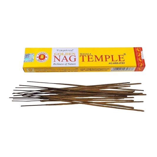Incienso Golden Nag Temple 15 gr