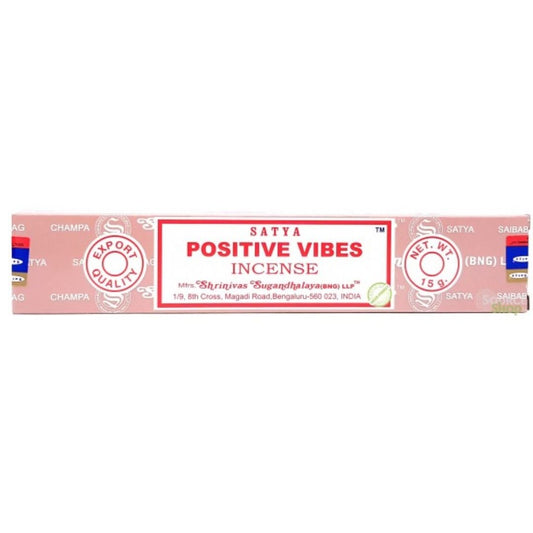 Incienso Satya Positive Vibes