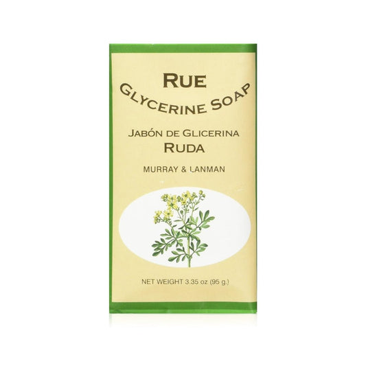 Esencia de jabón de ruda Murray & Lanman en frasco, aroma herbal y tradicional, para uso espiritual y aromático.