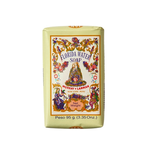 Esencia natural de Agua Florida Murray & Lanman en botella, ideal para uso aromático y rituales de limpieza espiritual.