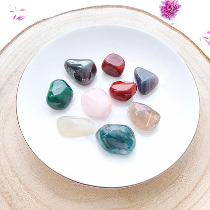 Kit de gemas para la fertilidad de Mystical Tienda con piedras coloridas para apoyar la fertilidad natural.