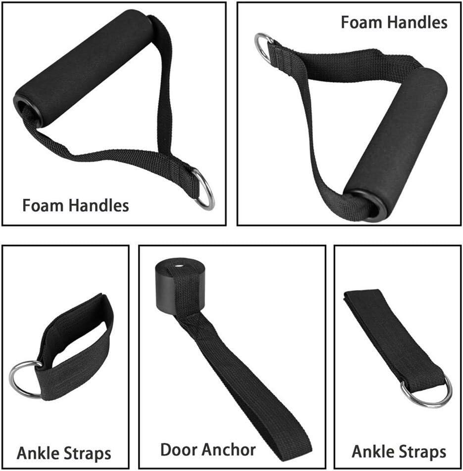 Kit de gomas elásticas de resistencia de Innovagizmo, varias bandas de diferentes niveles para ejercicio y entrenamiento físico.