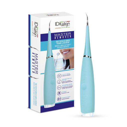 Limpiador de dientes ultrasónico Innovagizmo.com, dispositivo dental portátil y eficiente para una limpieza bucal profunda.