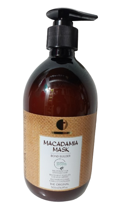 Kit de cuidado capilar XARODIST Belma kosmetik Macadamia, máscara de 500 ml para mantenimiento y tratamiento multifuncional.