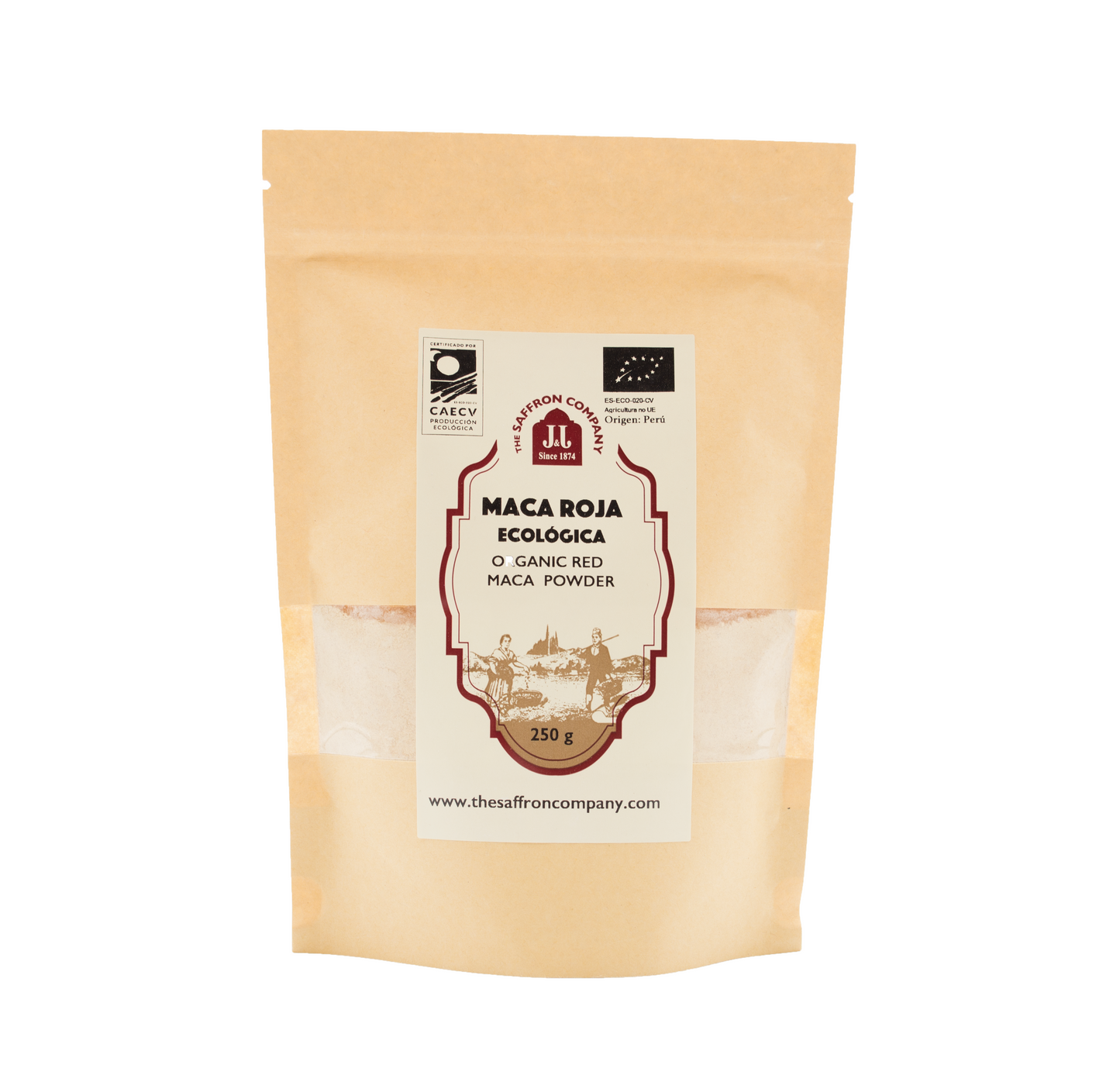 Maca Roja en Polvo Ecológica