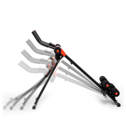 Máquina de abdominales plegable Plawer de Innovagizmo para entrenamiento completo en casa con guía y pantalla LCD.