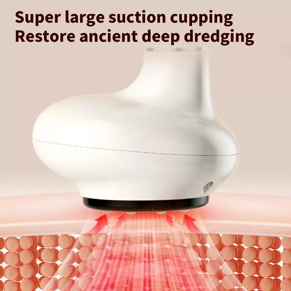 Masajeador anticelulítico recargable innovagizmo con succión y calor para remodelar el cuerpo, visible en la imagen.