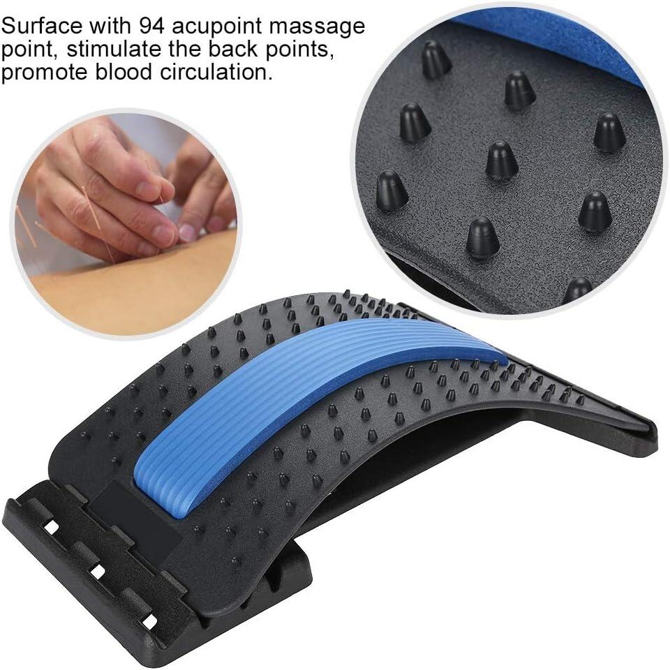 Masajeador de espalda lumbar de innovagizmo.com, dispositivo portátil para aliviar tensión en la zona lumbar.