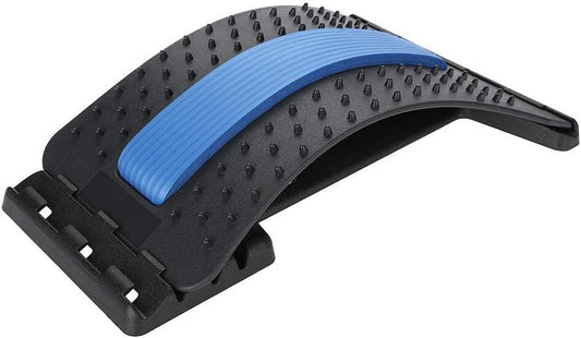 Masajeador de espalda lumbar innovagizmo.com, dispositivo eléctrico para aliviar tensión en la zona lumbar y espalda.