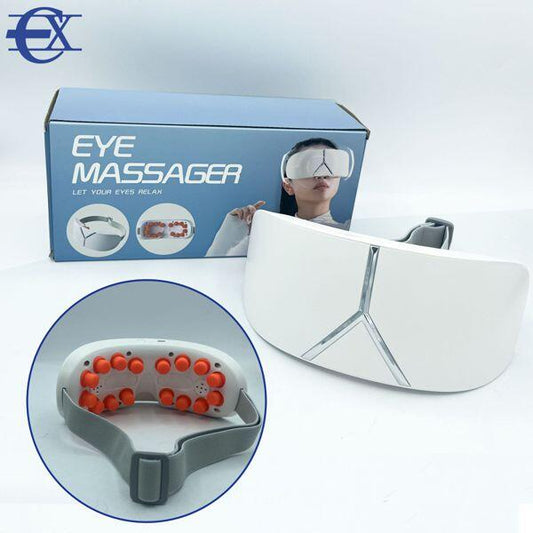 Masajeador de ojos innovagizmo.com, dispositivo compacto para aliviar la fatiga y reducir bolsas y ojeras.