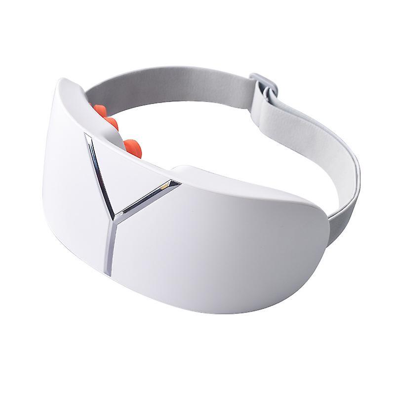Masajeador de ojos innovagizmo.com, dispositivo eléctrico para aliviar ojeras y fatiga, con diseño compacto y compacto.