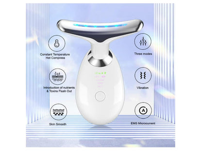 Masajeador facial lifting EMS de innovagizmo.com mostrando su diseño compacto y tecnología de electroestimulación para tonificar la piel