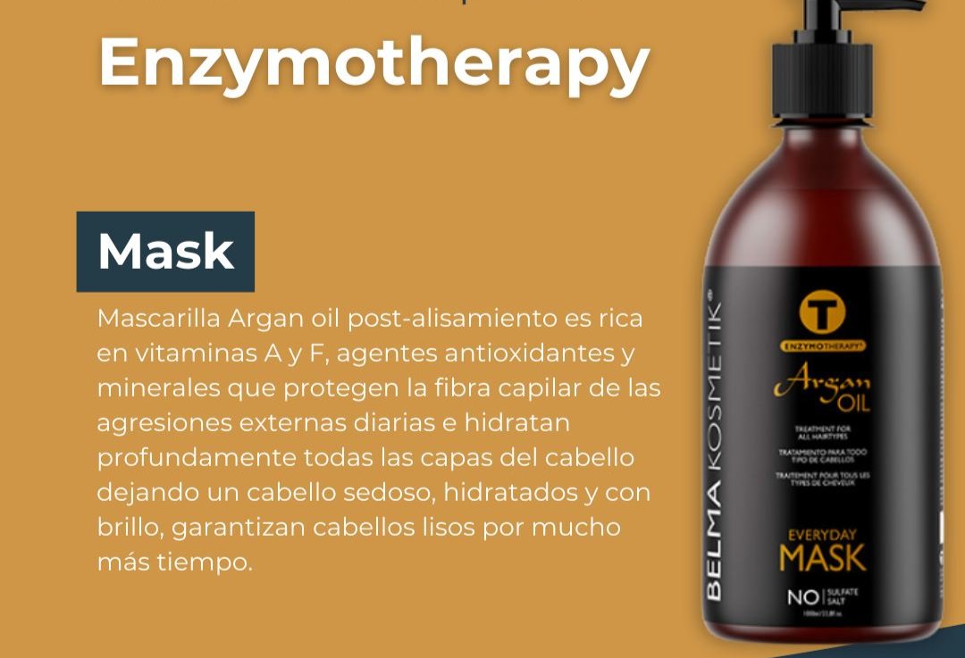 Mascarilla de argán XARODIST, kit de mantenimiento capilar multifuncional para todo tipo de cabello, con textura cremosa y envolvente.