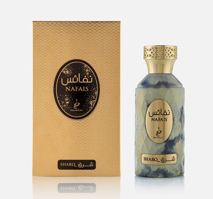 Nafais Sharq 100ml Khadlaj Perfume for Women - Pear Gardenia Amber Eau De Parfum